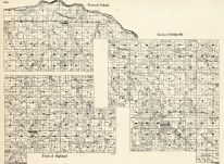 Iowa County - Pulaski, Dodgeville, Highland, Wisconsin State Atlas 1930c